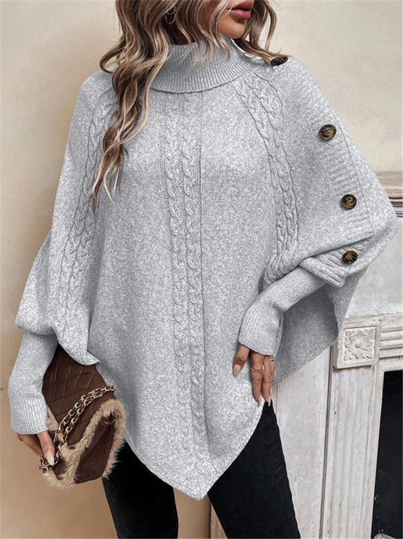 Damen Strickpullover mit eleganten Knopfdetails und lässigem Schnitt Stalluxe
