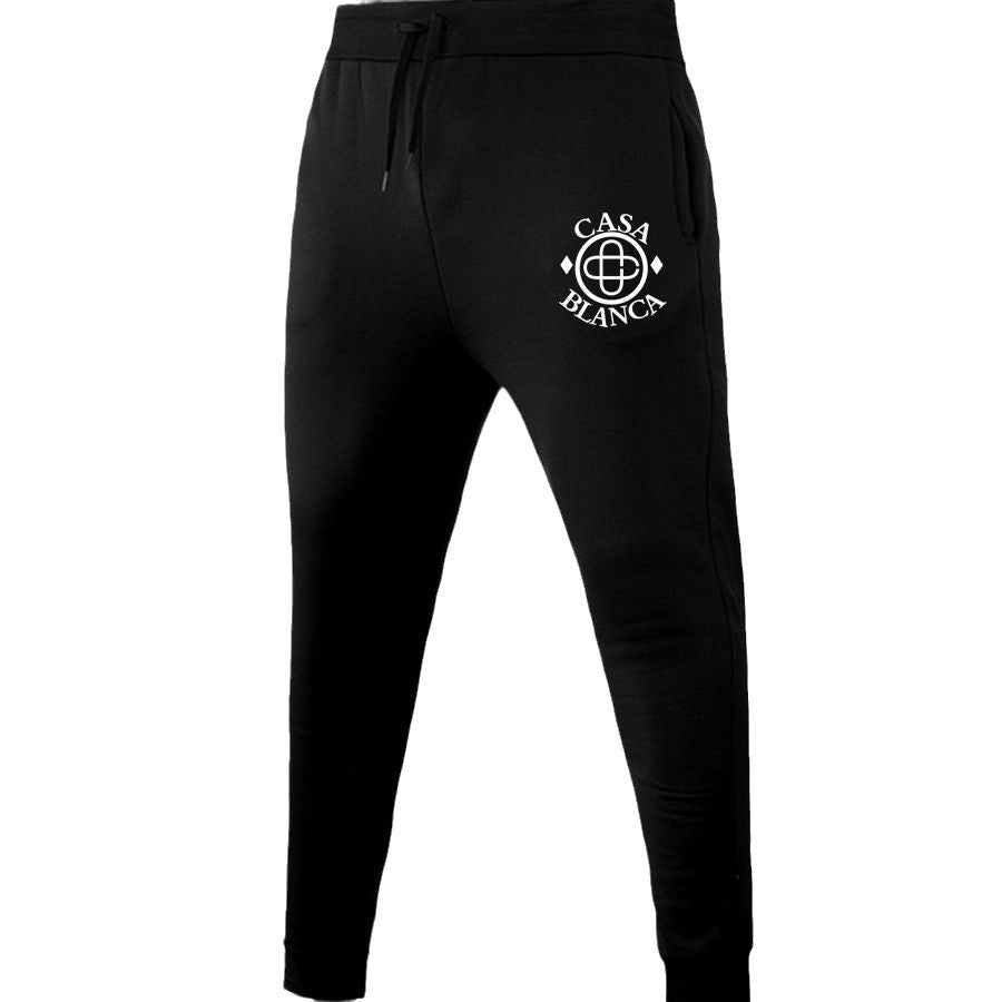 Damen elegante Sporthose mit dekorativem Logo Stalluxe