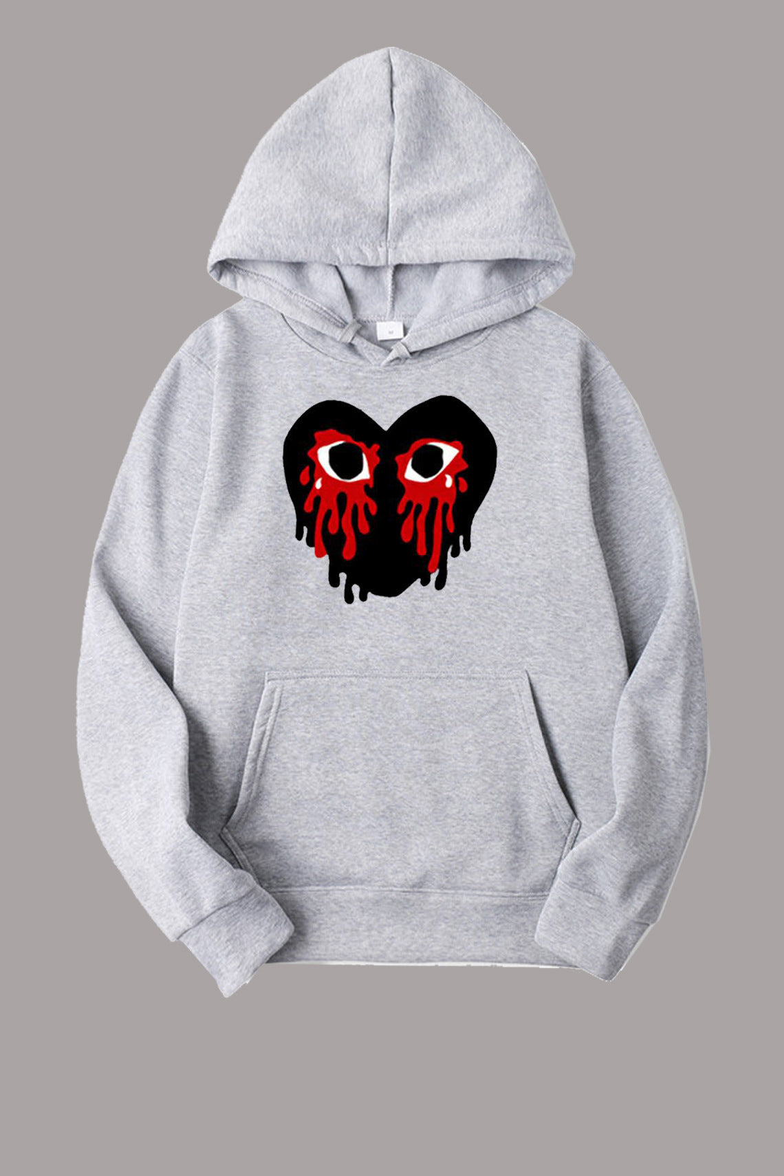 Damen Sportlicher Kapuzenpullover mit kreativem Herzmotiv Stalluxe