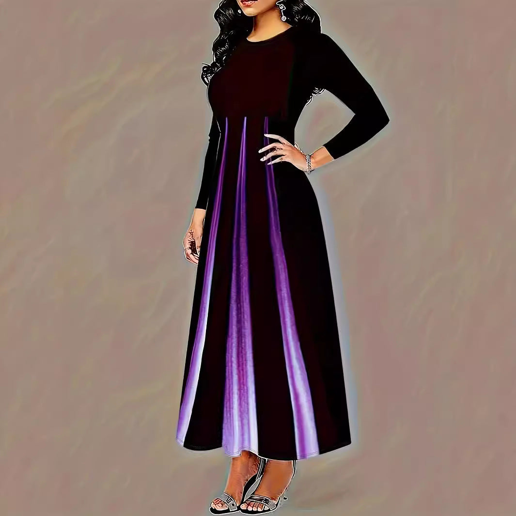 Damen Maxikleid mit seitlichen Einsätzen und praktischen Taschen Stalluxe