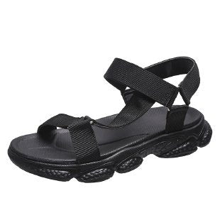 Damen Sportliche Sandalen mit elastischen Riemen und rutschfester Sohle Stalluxe