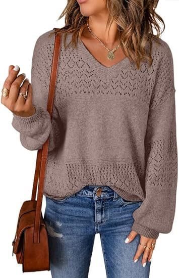 Damen luftiger Strickpullover Stalluxe