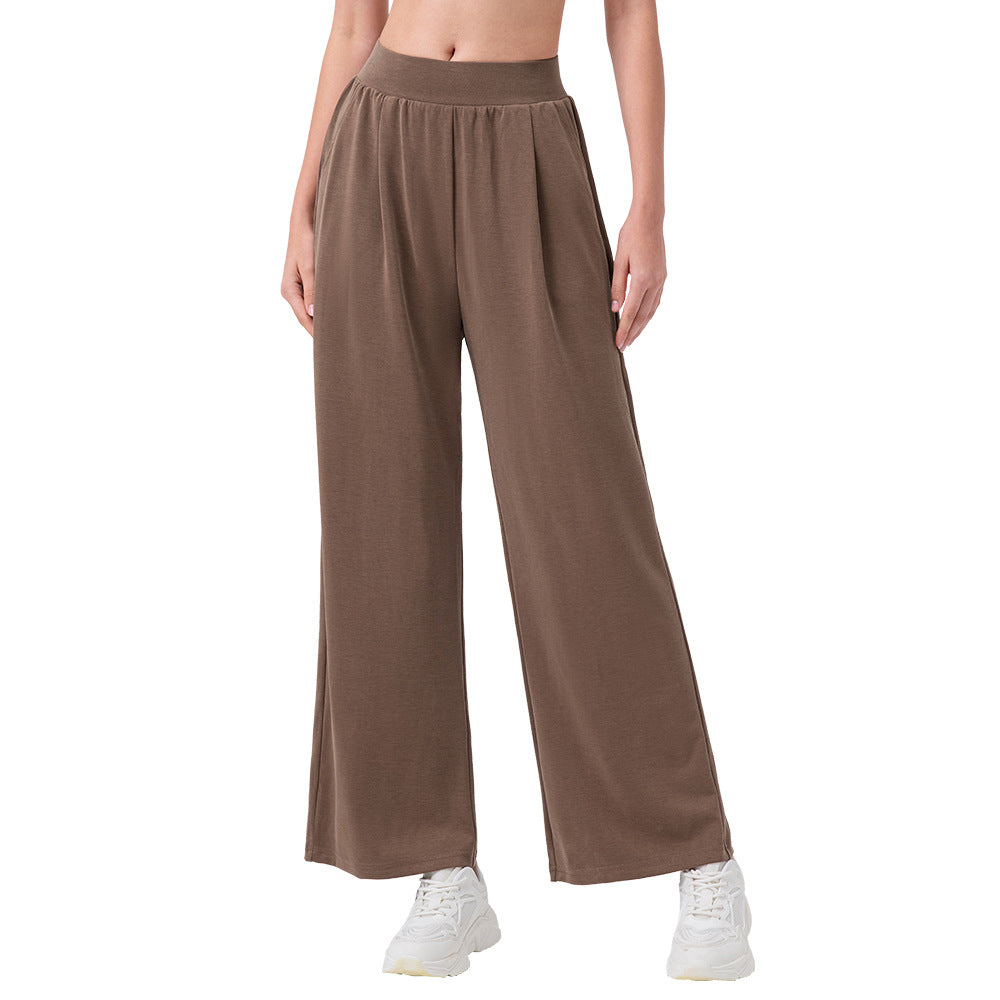 Damen Bequeme, weite Sporthose mit seitlichen Taschen Stalluxe