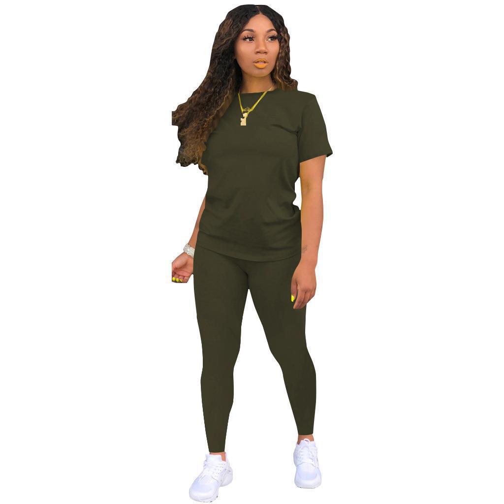 Damen Sportset mit T-Shirt und Leggings Stalluxe