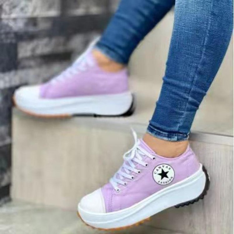 Damen Sportliche Sneaker im trendigen Design mit rutschfester Sohle Stalluxe