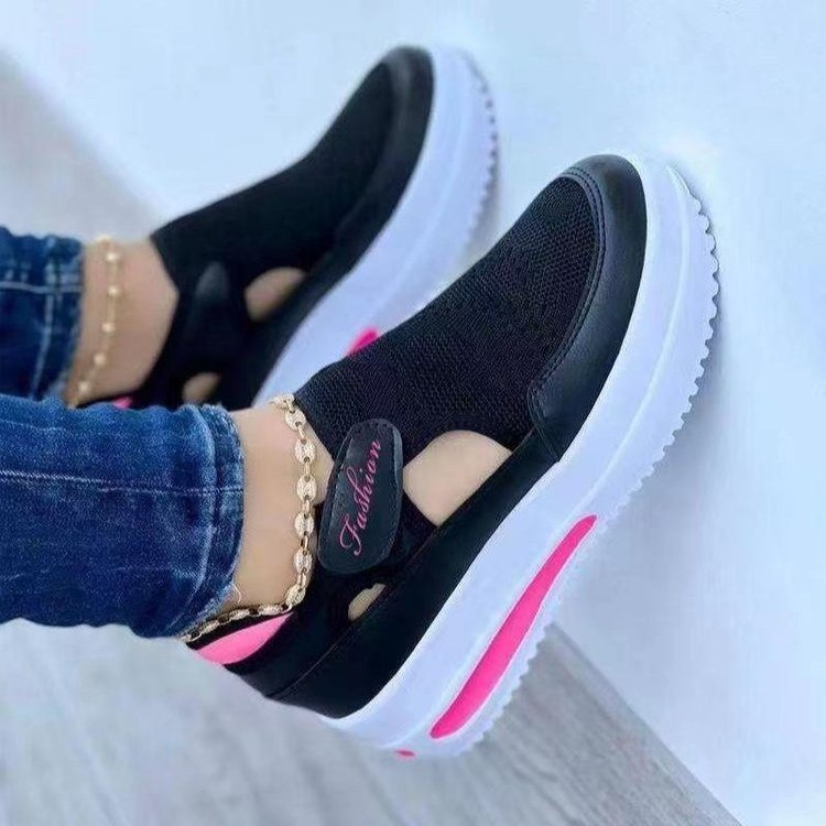 Damen Slip-On Sneakers mit atmungsaktivem Mesh-Obermaterial und komfortabler Sohle Stalluxe