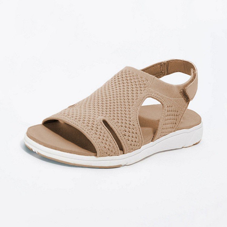 Damen bequeme Freizeitsandalen mit atmungsaktivem Obermaterial Stalluxe