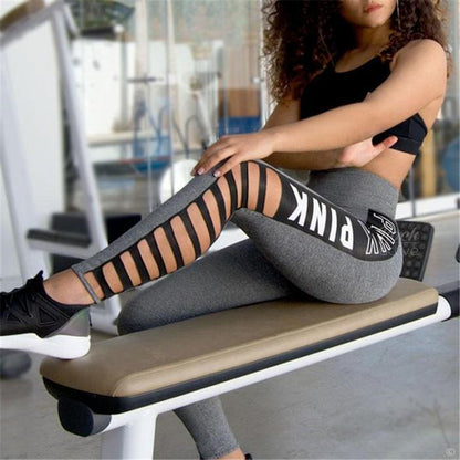 Damen Sportleggings mit seitlichen Cut-Outs und auffälligem Logo Stalluxe