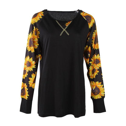 Damen Langarmshirt mit floralem Muster und lässigem Schnitt Stalluxe