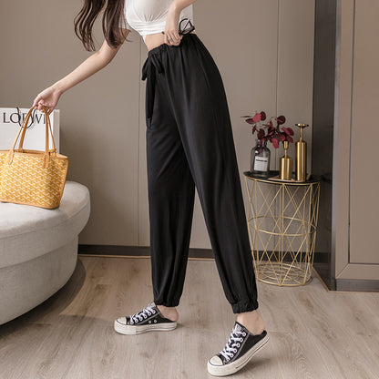 Damen Bequeme Relax-Hose mit Kordelzug Stalluxe