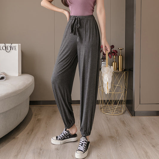Damen Bequeme Relax-Hose mit Kordelzug Stalluxe