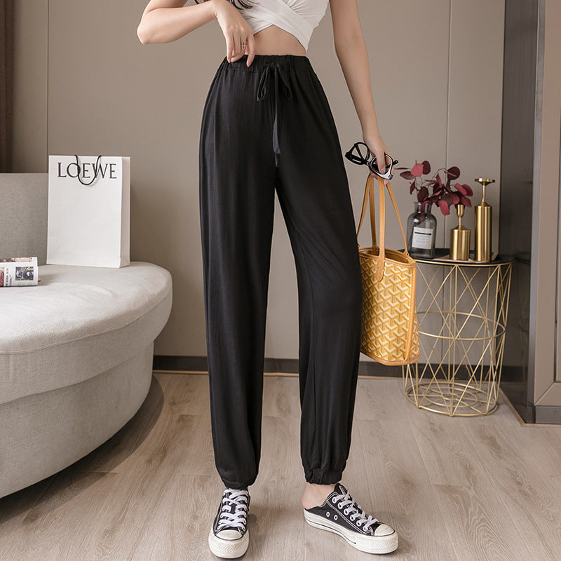 Damen Bequeme Relax-Hose mit Kordelzug Stalluxe