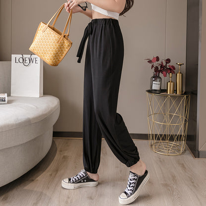 Damen Bequeme Relax-Hose mit Kordelzug Stalluxe