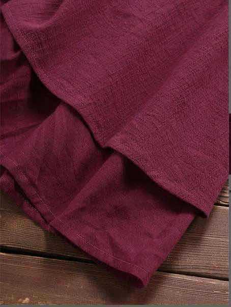 Damen Baumwoll Kleid mit lässigem Schnitt und Knopfdetails Stalluxe