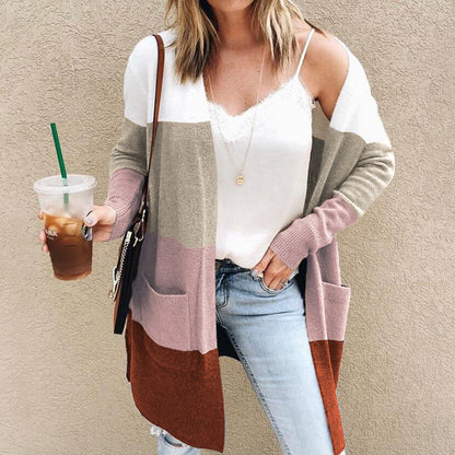Damen gestrickter Mode Cardigan Stalluxe
