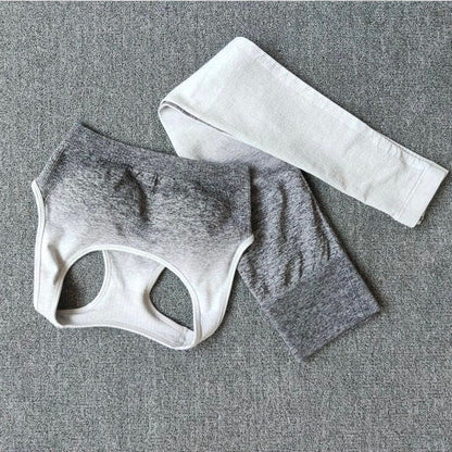 Damen Sportliches Oberteil mit Hochbund und atmungsaktiven Shorts Stalluxe