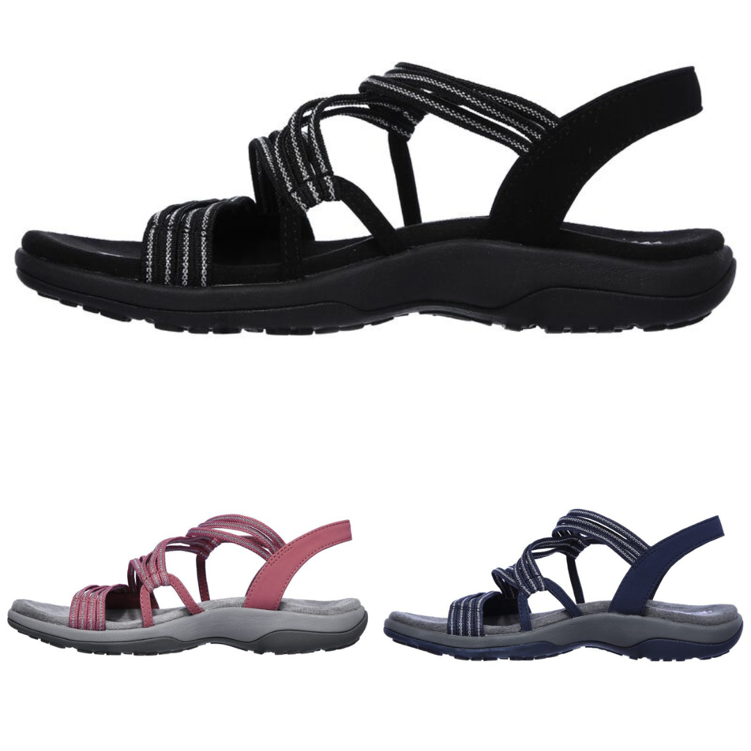 Stalluxe | Orthopädische Elegante Sandalen | Bequeme Riemchensandalen für die Freizeit