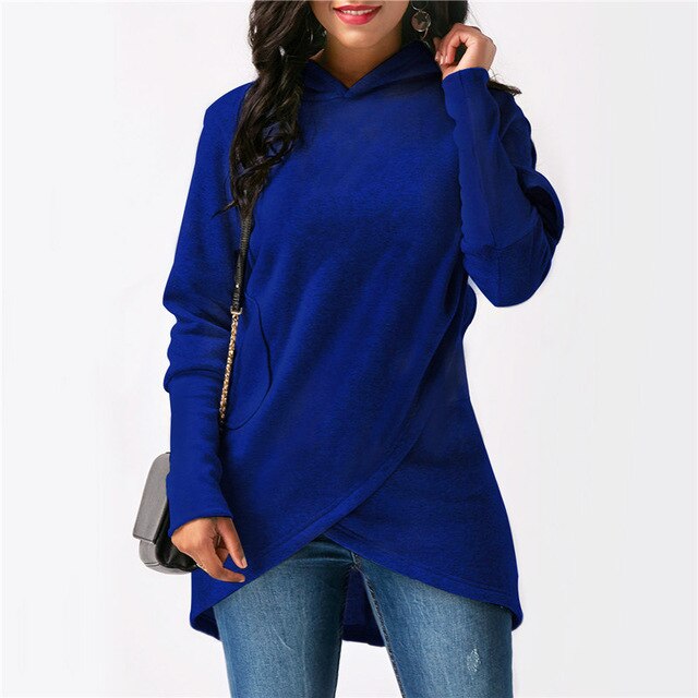 Stalluxe | Stylischer Kapuzenpullover Blau