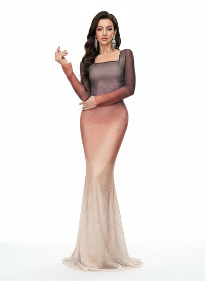 Stalluxe | Elegantes Abendkleid mit Strass für Festliche Anlässe