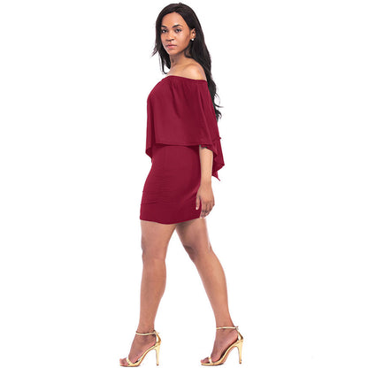 Damen Kleid mit elegantem Oversized-Oberteil und figurbetontem Rock Stalluxe