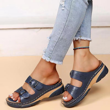 Stalluxe | Superbequeme Sandalen für Frauen Dunkelblau