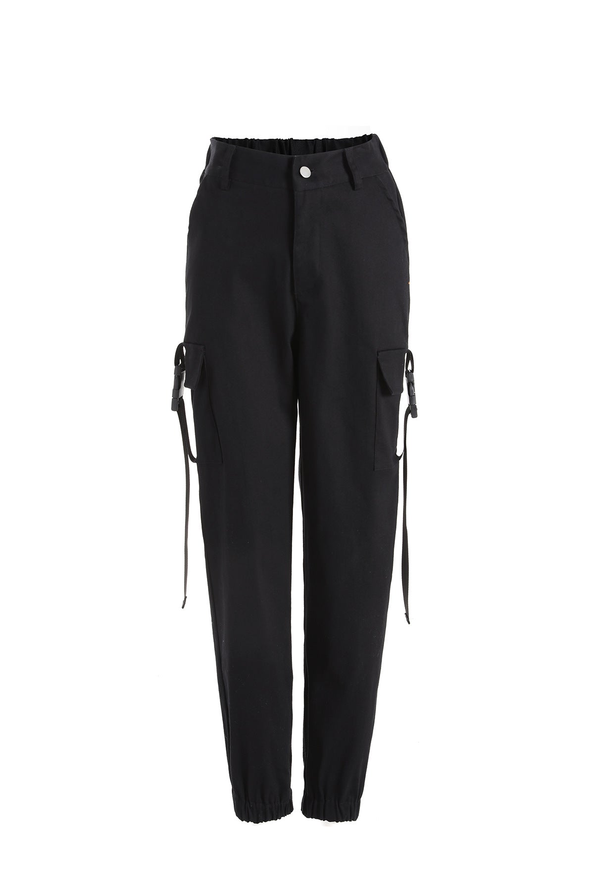 Damen Cargo-Hose mit elastischem Bund und praktischen Taschen Stalluxe