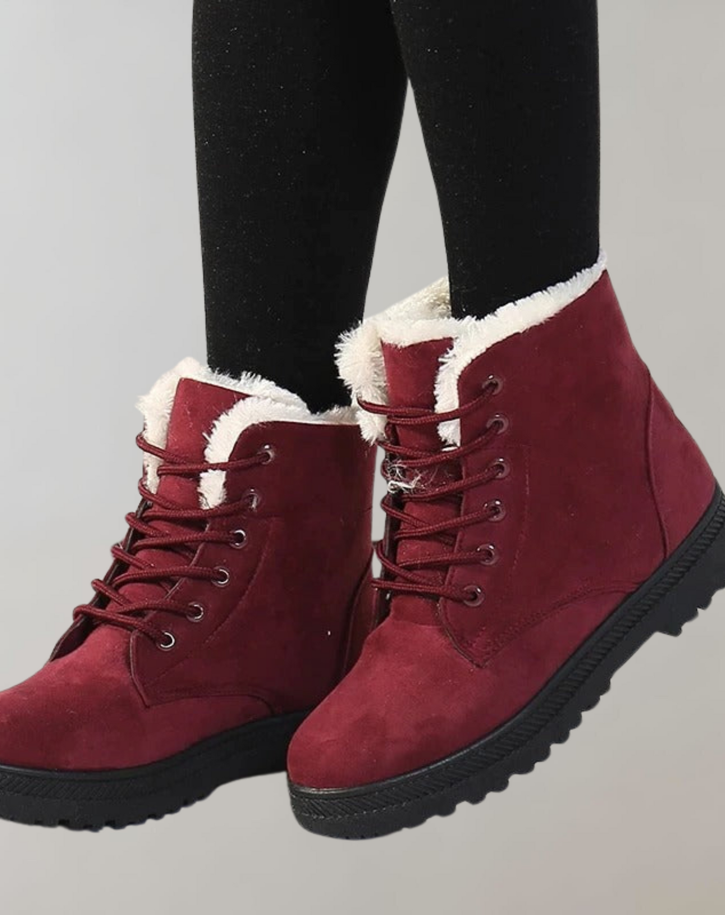 Stalluxe | Stiefeletten Warm & Bequem Rot