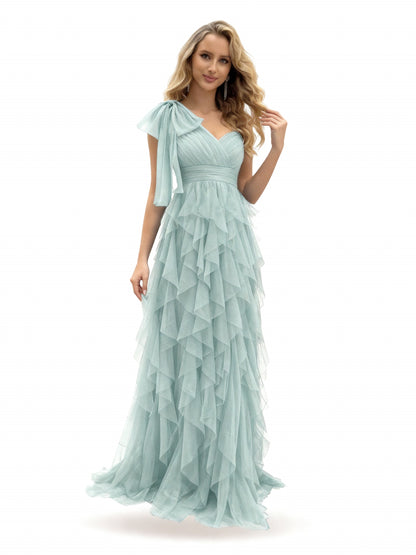 Stalluxe | Ärmelloses Abendkleid mit asymmetrischem Ausschnitt für Sommerpartys XL