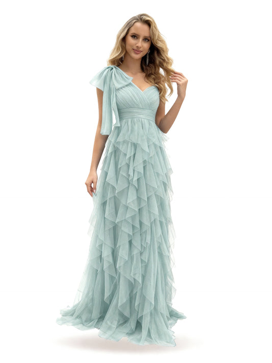 Stalluxe | Ärmelloses Abendkleid mit asymmetrischem Ausschnitt für Sommerpartys XL