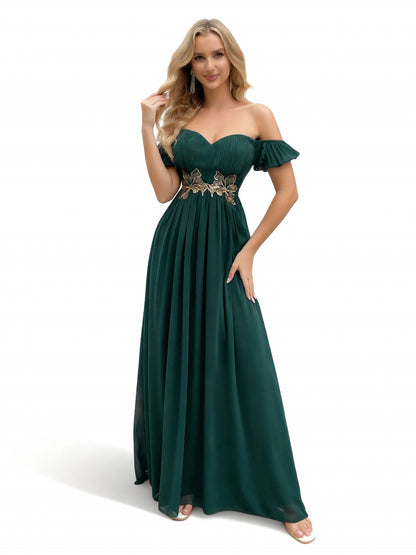 Stalluxe | Chiffon-Brautjungfernkleid mit Einer Schulter XL