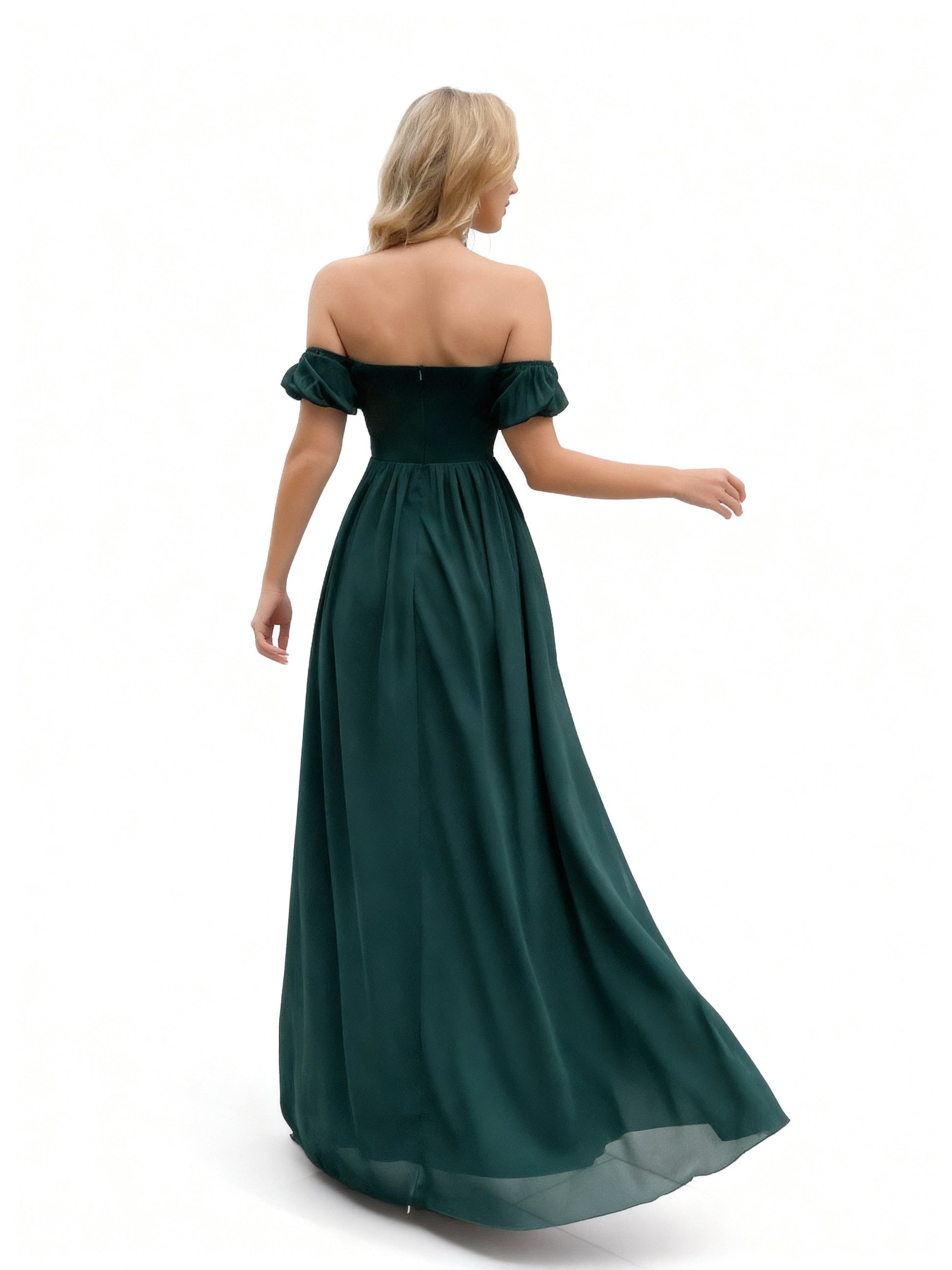 Stalluxe | Chiffon-Brautjungfernkleid mit Einer Schulter