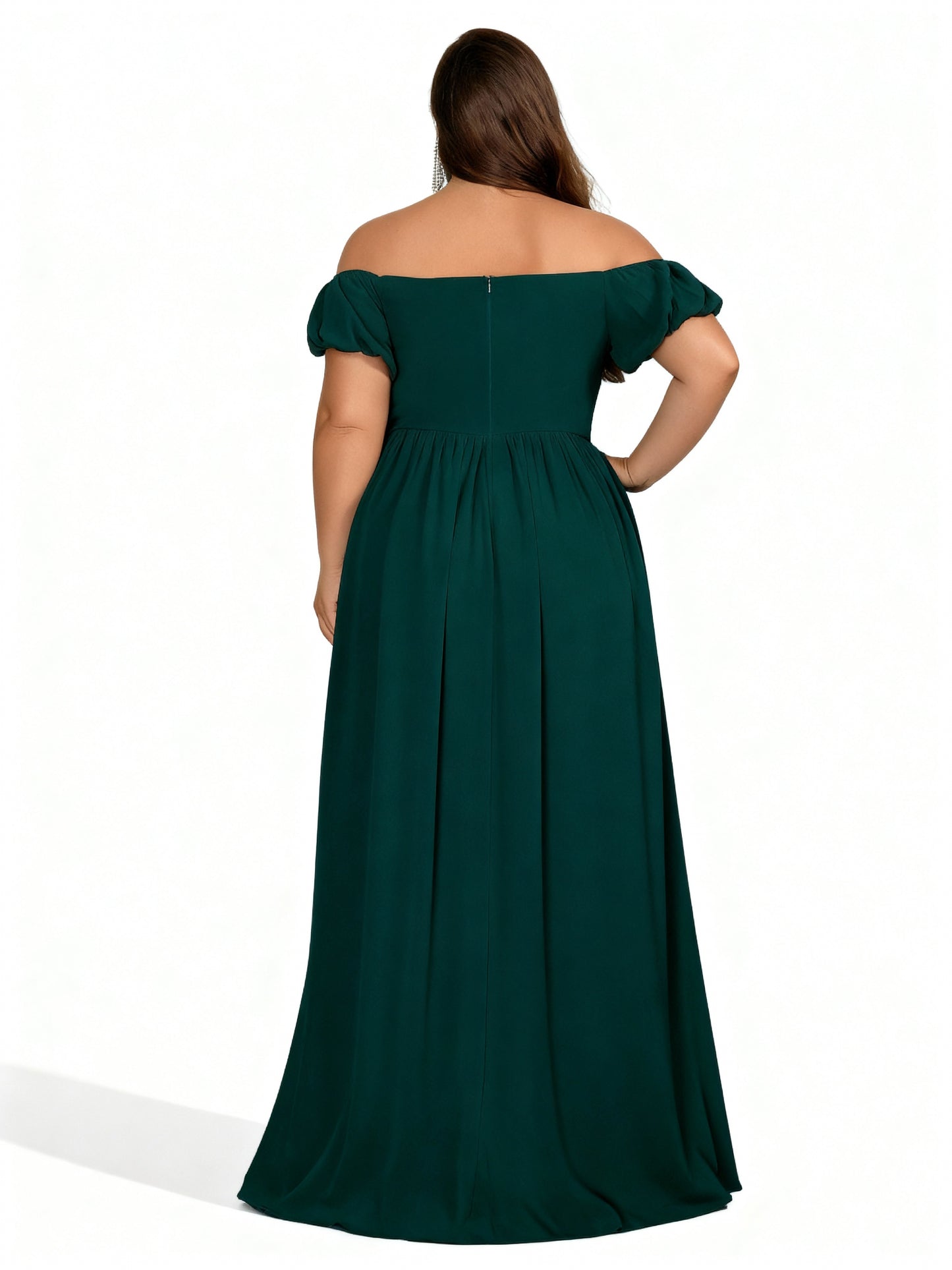 Stalluxe | Elegantes Schulterfreies Brautjungfernkleid mit Applikationen