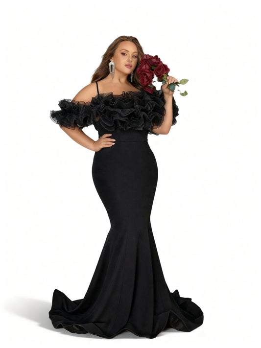 Stalluxe | Trägerloses Meerjungfrauenkleid für festliche Anlässe 5xl