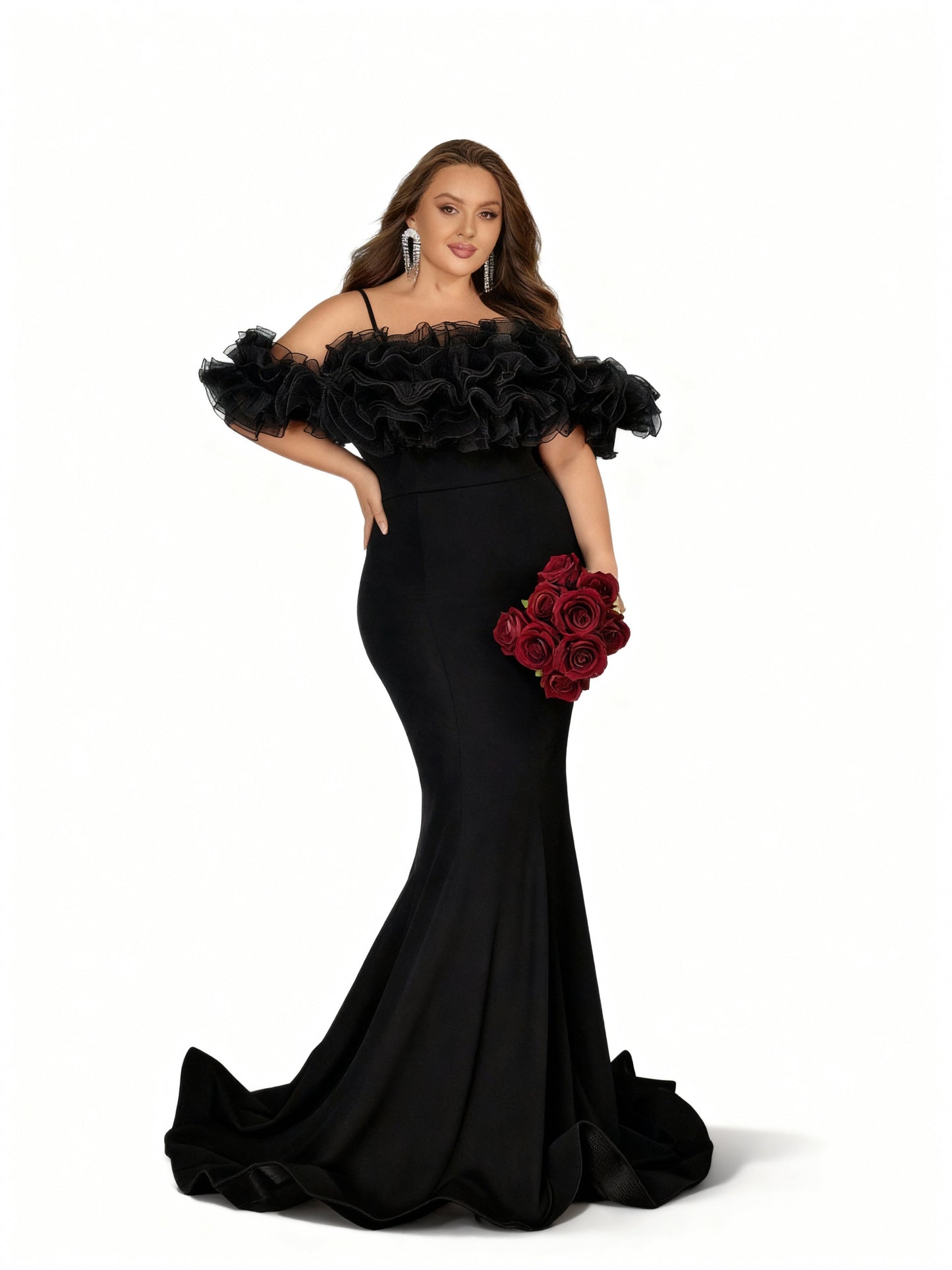 Stalluxe | Trägerloses Meerjungfrauenkleid für festliche Anlässe