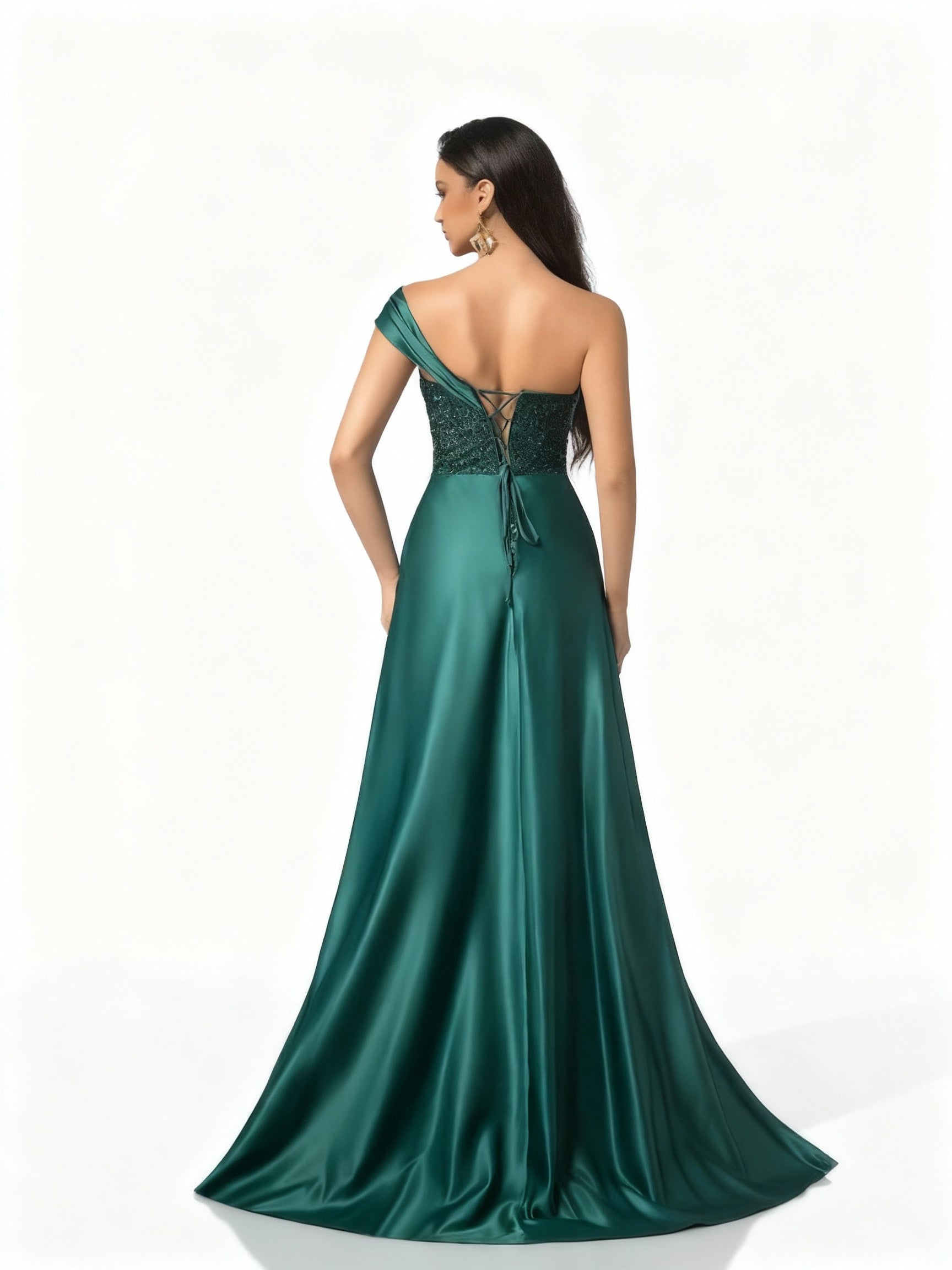 Stalluxe | Glamouröses Paillettenkleid mit Schlitz für Partys