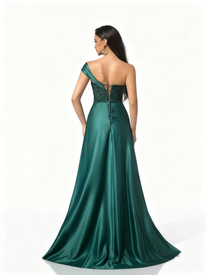 Stalluxe | Glamouröses Paillettenkleid mit Schlitz für Partys