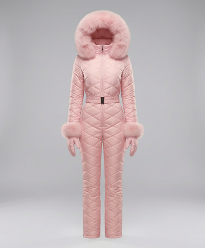 Stalluxe | Eleganter Damen Winteroverall Warm Rosa