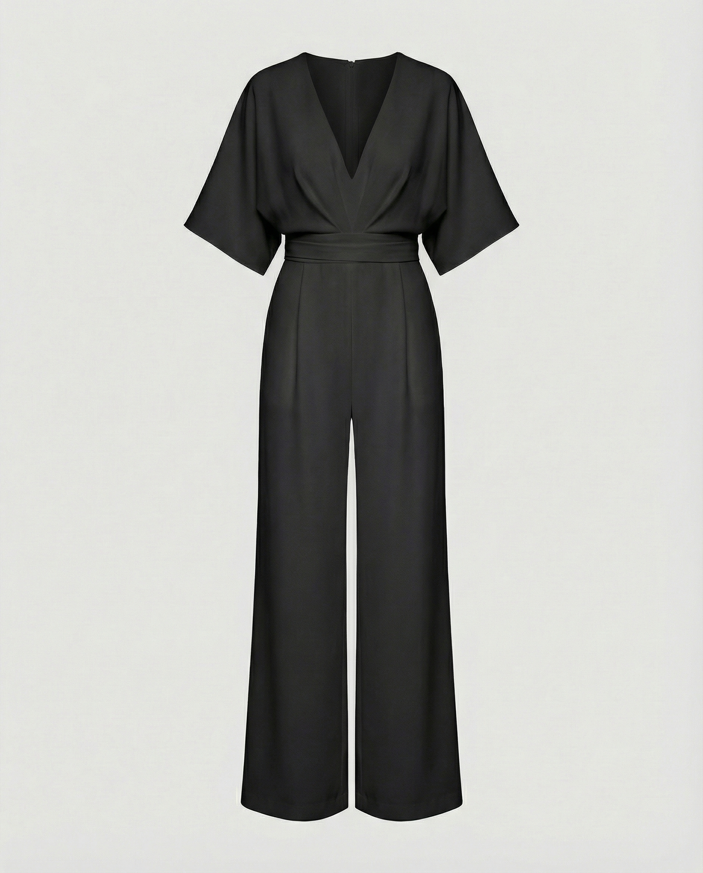 Stalluxe | Lässiger Weitbein Overall Damen Schwarz