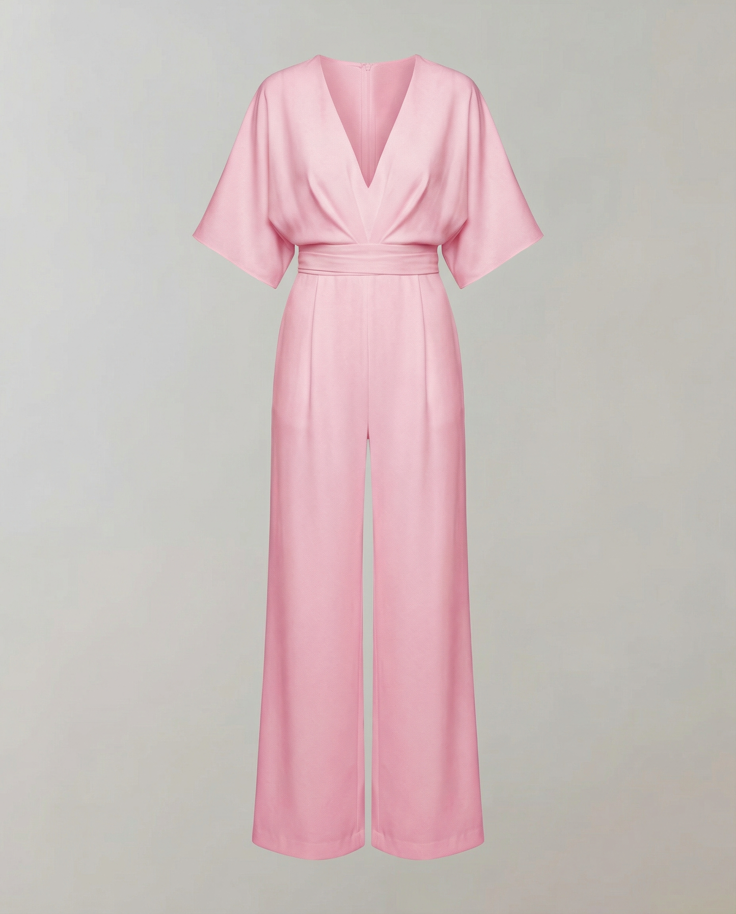Stalluxe | Lässiger Weitbein Overall Damen Rosa