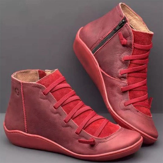 Damen Hohe Sneakers aus hochwertigem Leder mit modischen Akzenten Stalluxe