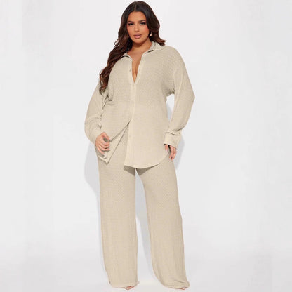 Damen Oversized Hemdbluse mit strukturiertem Gewebe Stalluxe