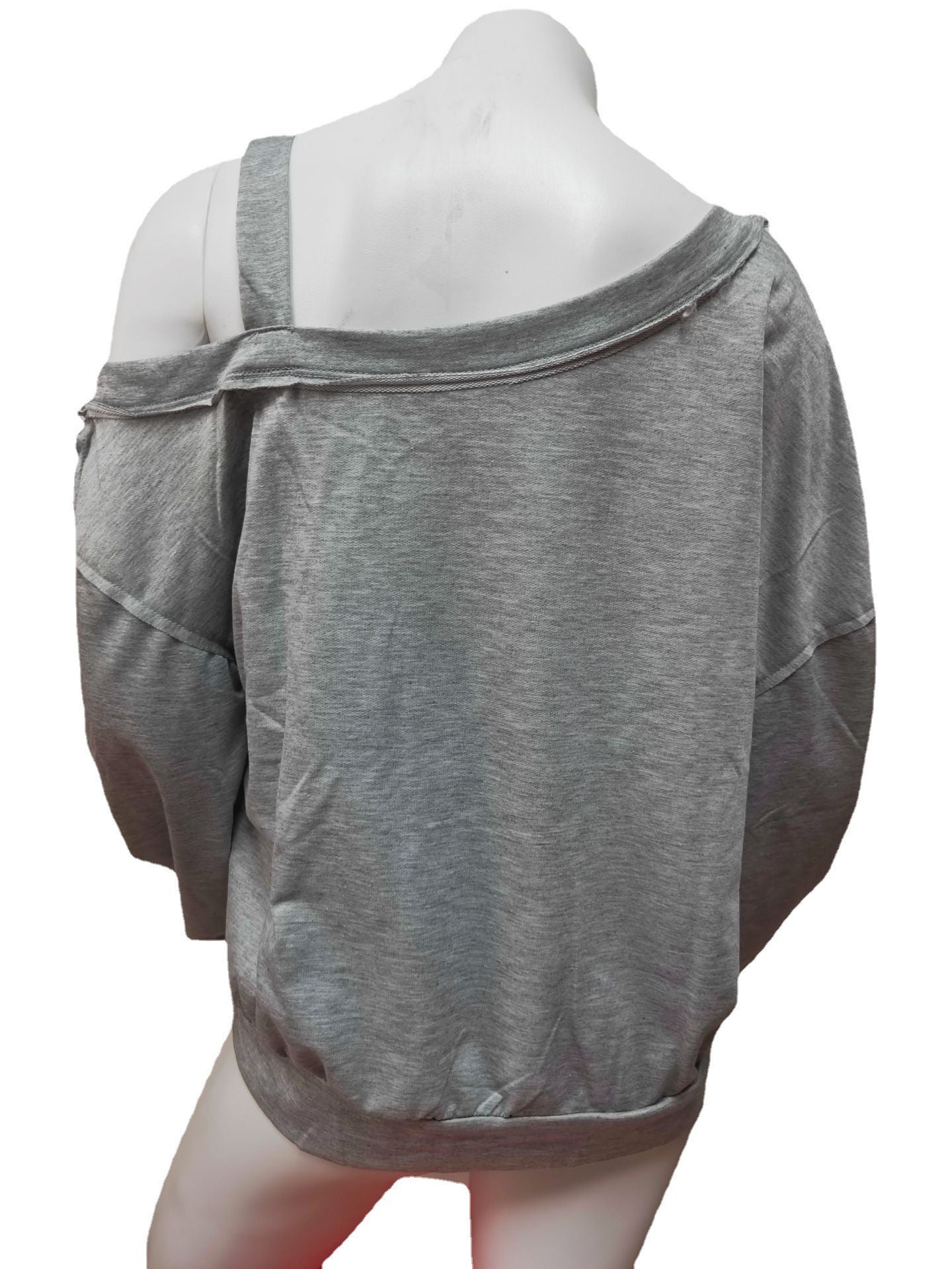 Damen Oversized Sweatshirt mit herzförmigem Glitzer-Print und lässigem Schnitt Stalluxe