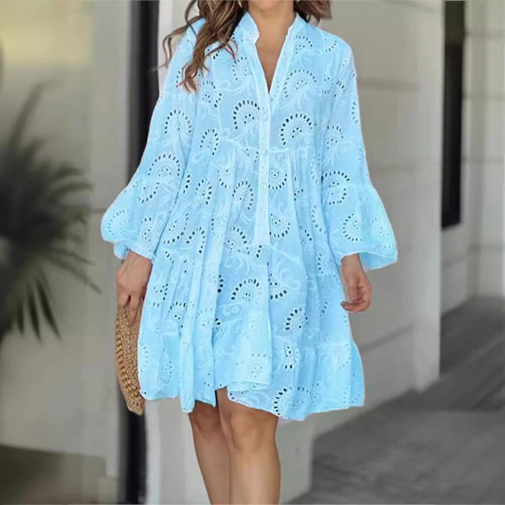 Damen Sommerkleid im lässigen Schnitt Stalluxe