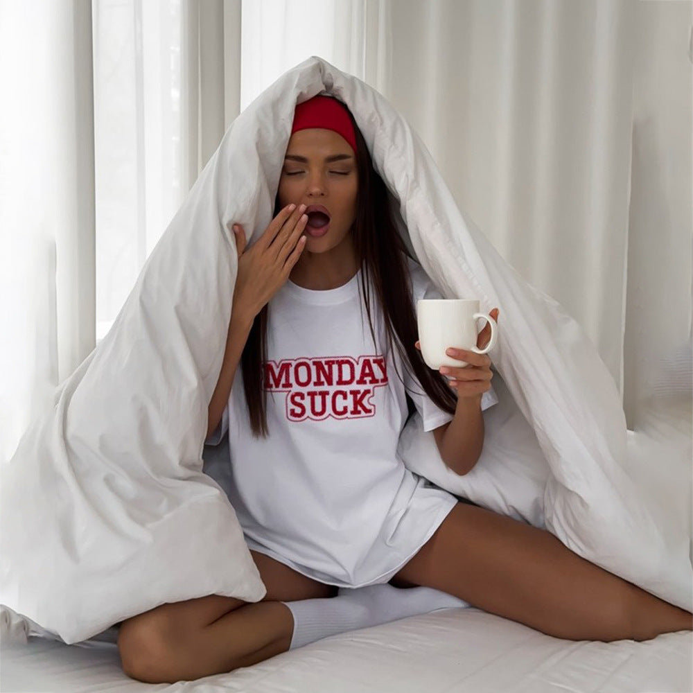 Damen Oversized T-Shirt mit auffälligem Schriftzug Stalluxe 1757993620