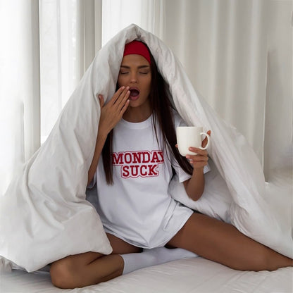 Damen Oversized T-Shirt mit auffälligem Schriftzug Stalluxe 1757993620