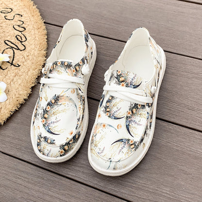 Damen Freizeitschuhe mit einzigartigem grafischen Design und komfortabler Gummisohle Stalluxe