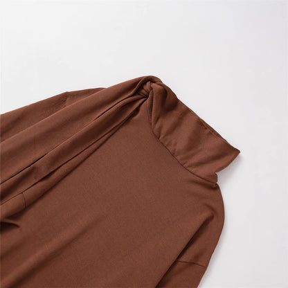 Damen modischer Pullover mit asymmetrischem Kragen Stalluxe