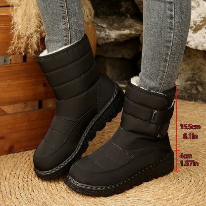 Damen Winterstiefel mit Fleece-Futter und rutschfester Sohle Stalluxe