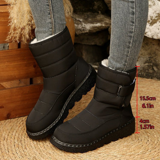 Damen Winterstiefel mit Fleece-Futter und rutschfester Sohle Stalluxe