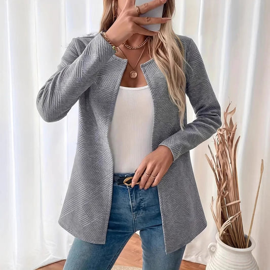 Damen elegante und vielseitige Strickjacke Stalluxe